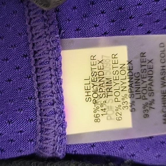 Title nine Purple Skater Mini Skort Athletic, Womens Sz Medium, Zippered Pockets - Picture 5 of 5